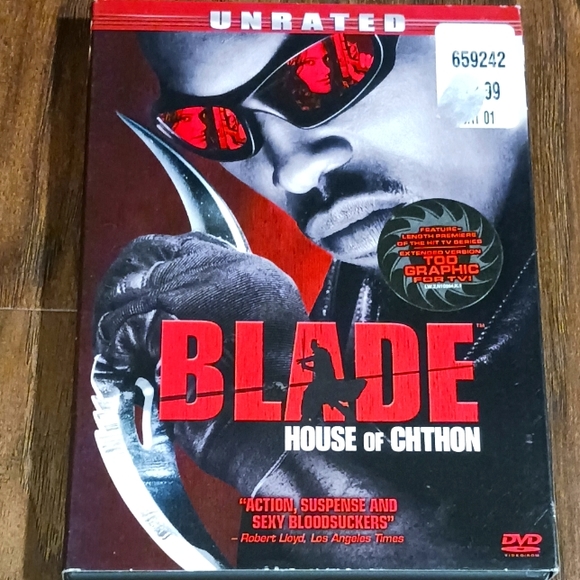 BLADE House of Chthon on DVD Wesley Snipes - Picture 1 of 2